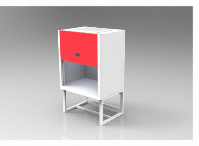 Panel Laminar Air Flow Warna Merah