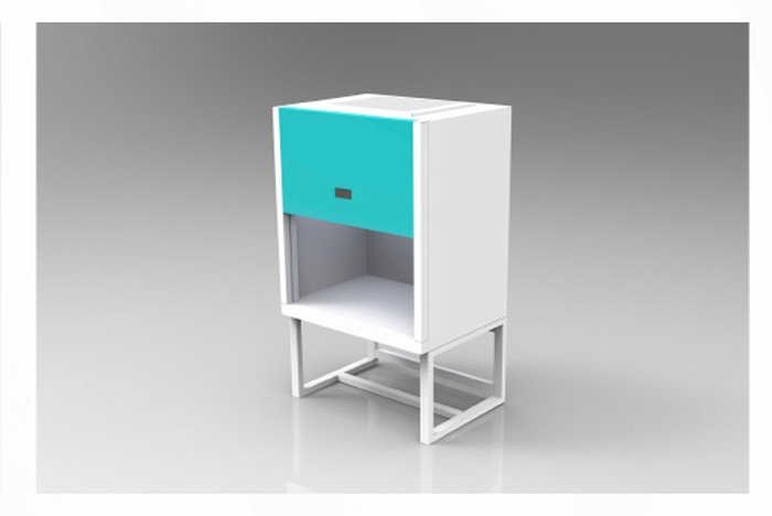 Panel Laminar Air Flow Warna Teal